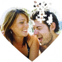 Herz Puzzle Hochzeit