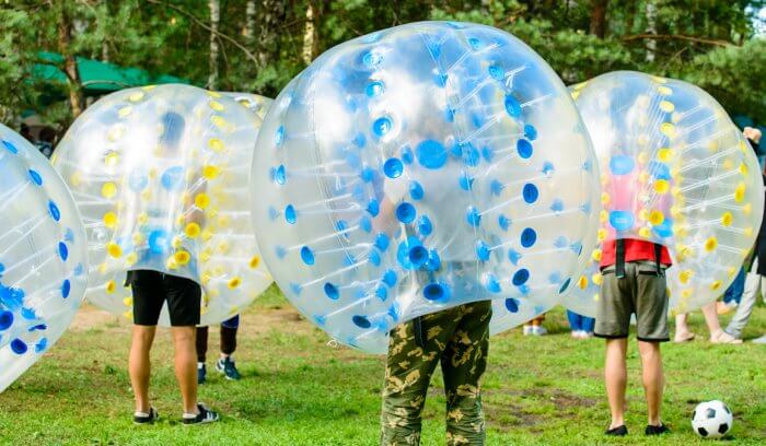 JGA Bubble Fussball