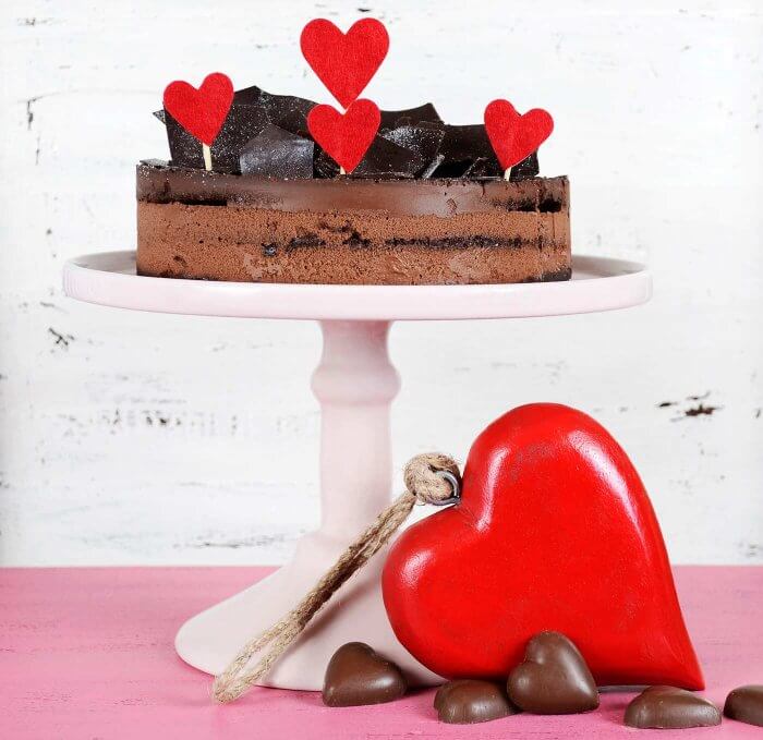 Herz Stanzer groß Cake Topper