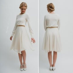 Brautkleid zweiteilig boho