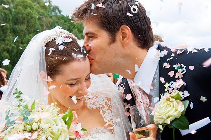 Konfetti Hochzeit