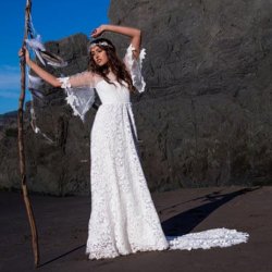 Boho Brautkleid