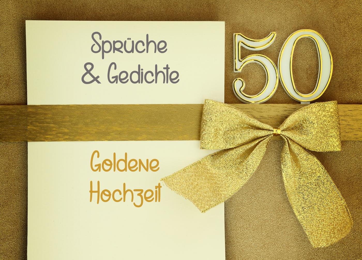 Goldene Hochzeit - Sprüche & Gedichte - Hochzeitsportal24