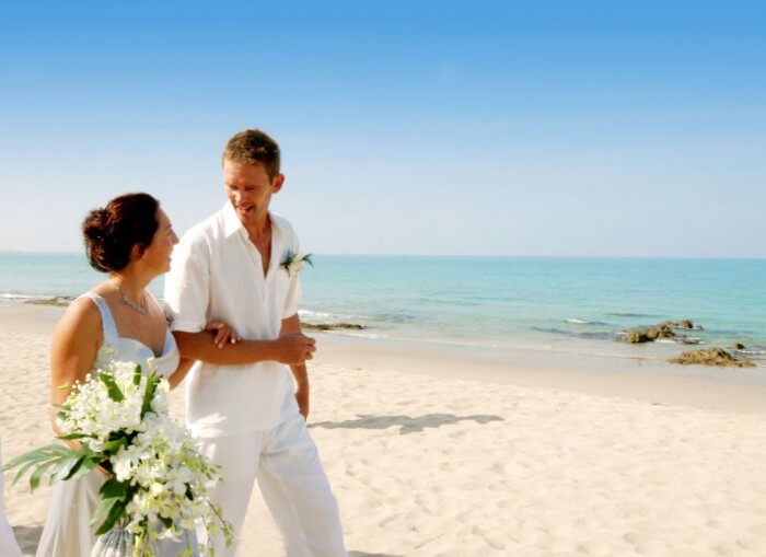 Heiraten im Ausland am Strand