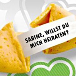 Heiratsantrag Idee Glückskeks