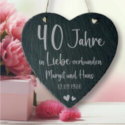 40 Jahre verheiratet Geschenk