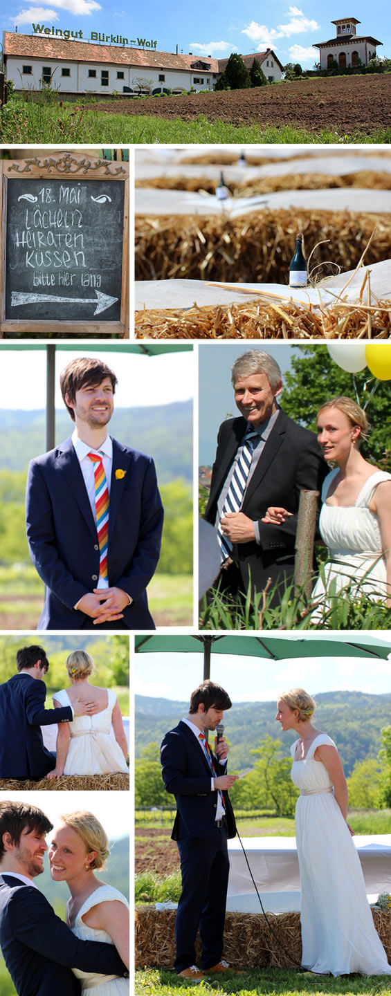 Fotostory Landhochzeit im Freien