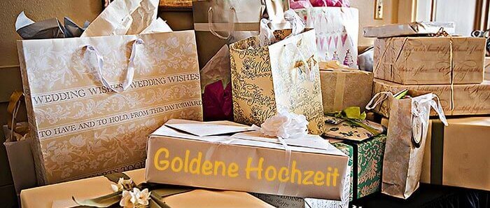 Geschenke zur Goldenen Hochzeit