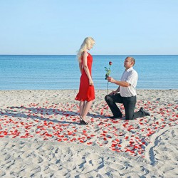 Heiratsantrag Urlaub Strand