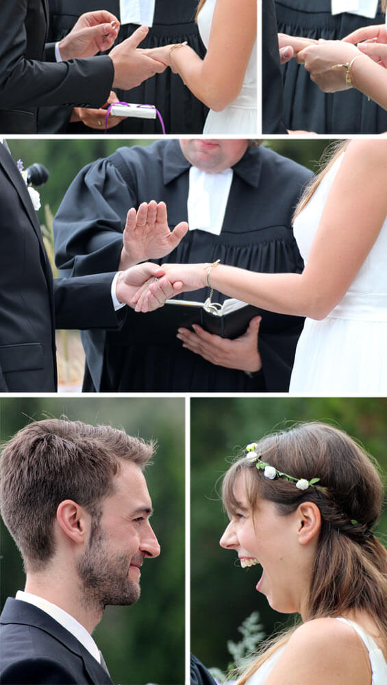 Kirchliche Trauung Freien Wiesenhochzeit