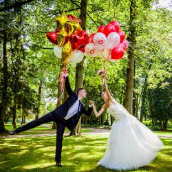 Luftballons zur Hochzeit