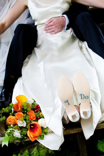 Schuhsticker Hochzeit