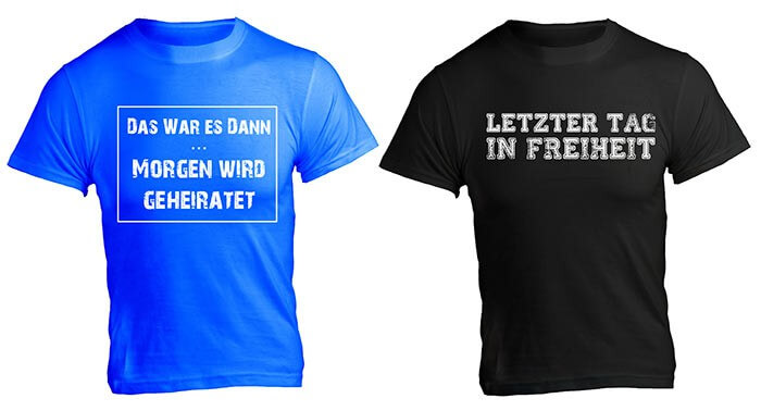 T-Shirt Junggesellenabschied