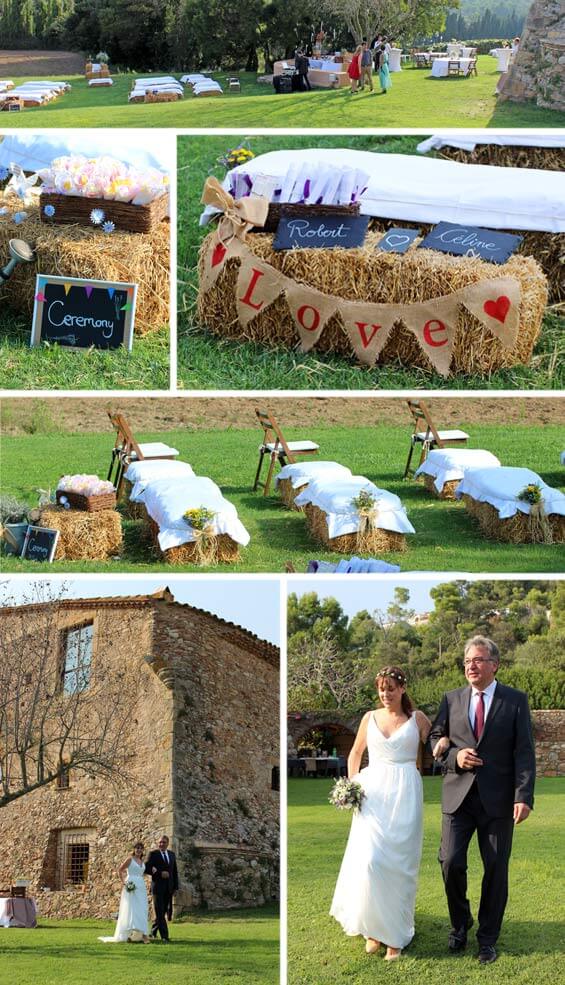 Wiesenhochzeit im Freien