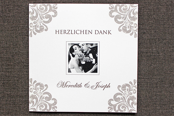 Danksagung zur Hochzeit