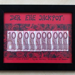 Geldgeschenk Ehe-Jackpot