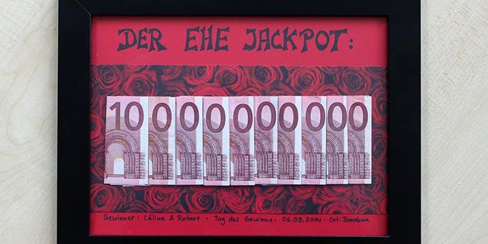 Geldgeschenk Ehejackpot 700x350