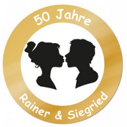 Hochzeitsschild Goldene Hochzeit