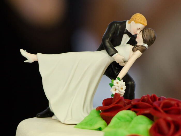 Hochzeitstortenfiguren