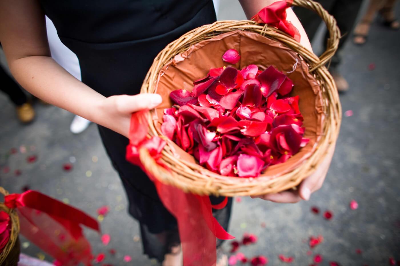 Blumenkorb Hochzeit