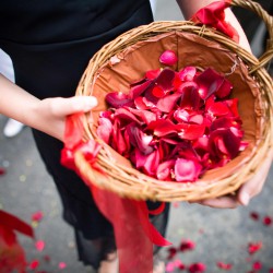 Blumenkorb Hochzeit