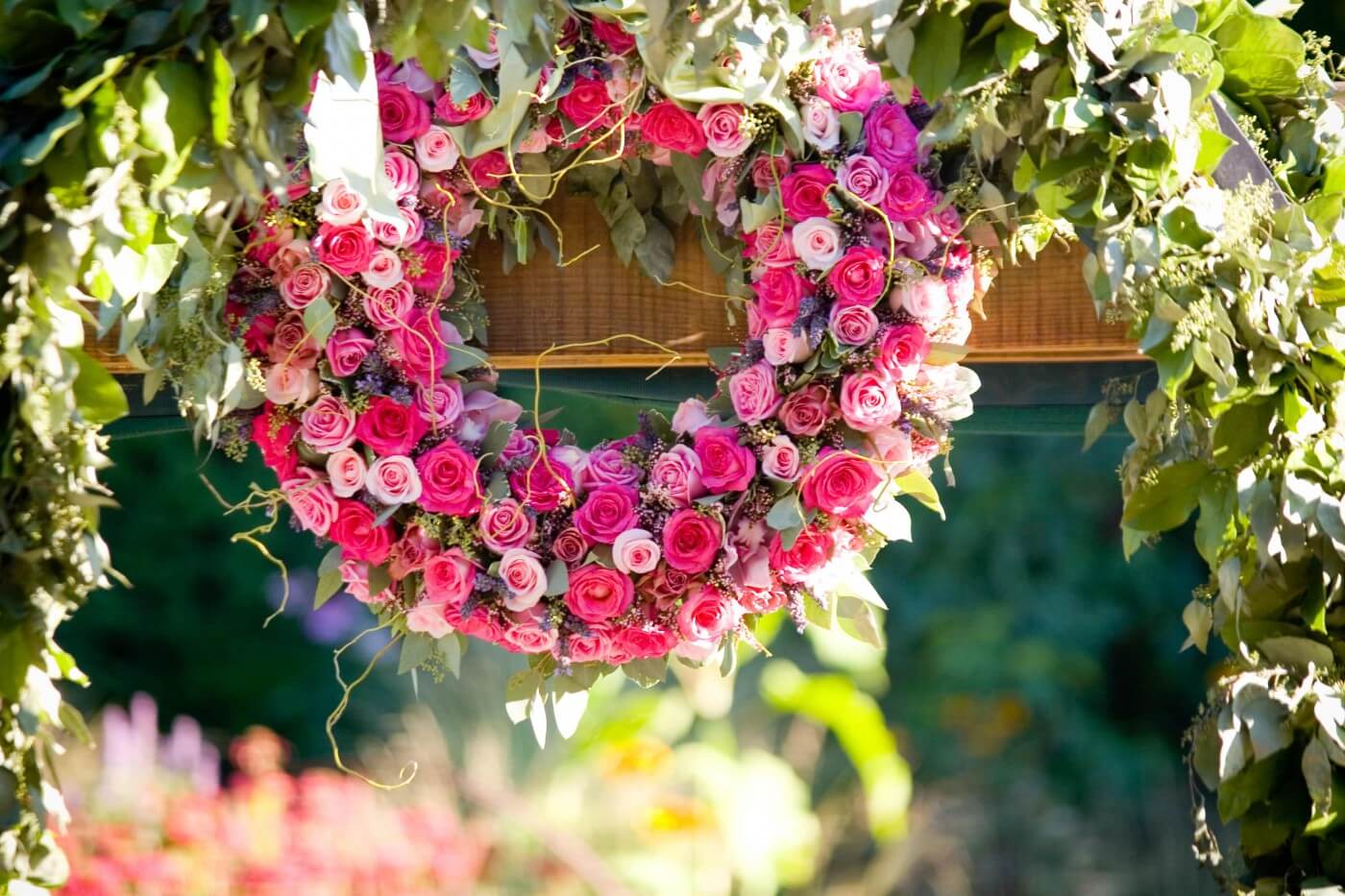 Blumenkranz Hochzeit