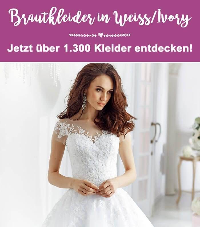 Brautkleider Weiß Ivory