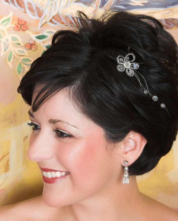 Brautfrisur kurze Haare
