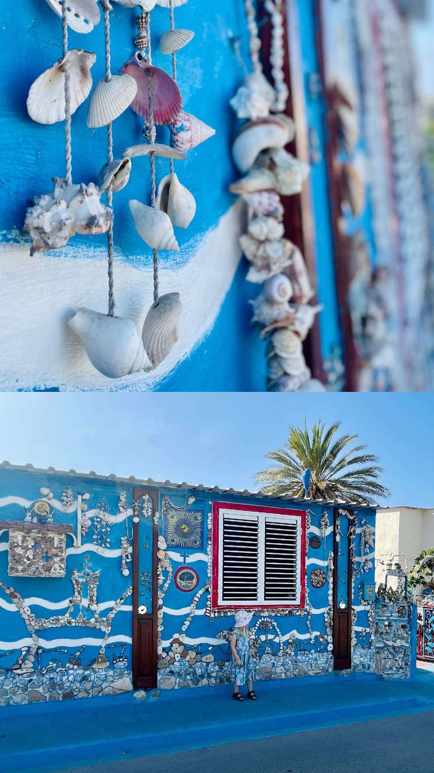 Das blaue Muschelhaus Paphos