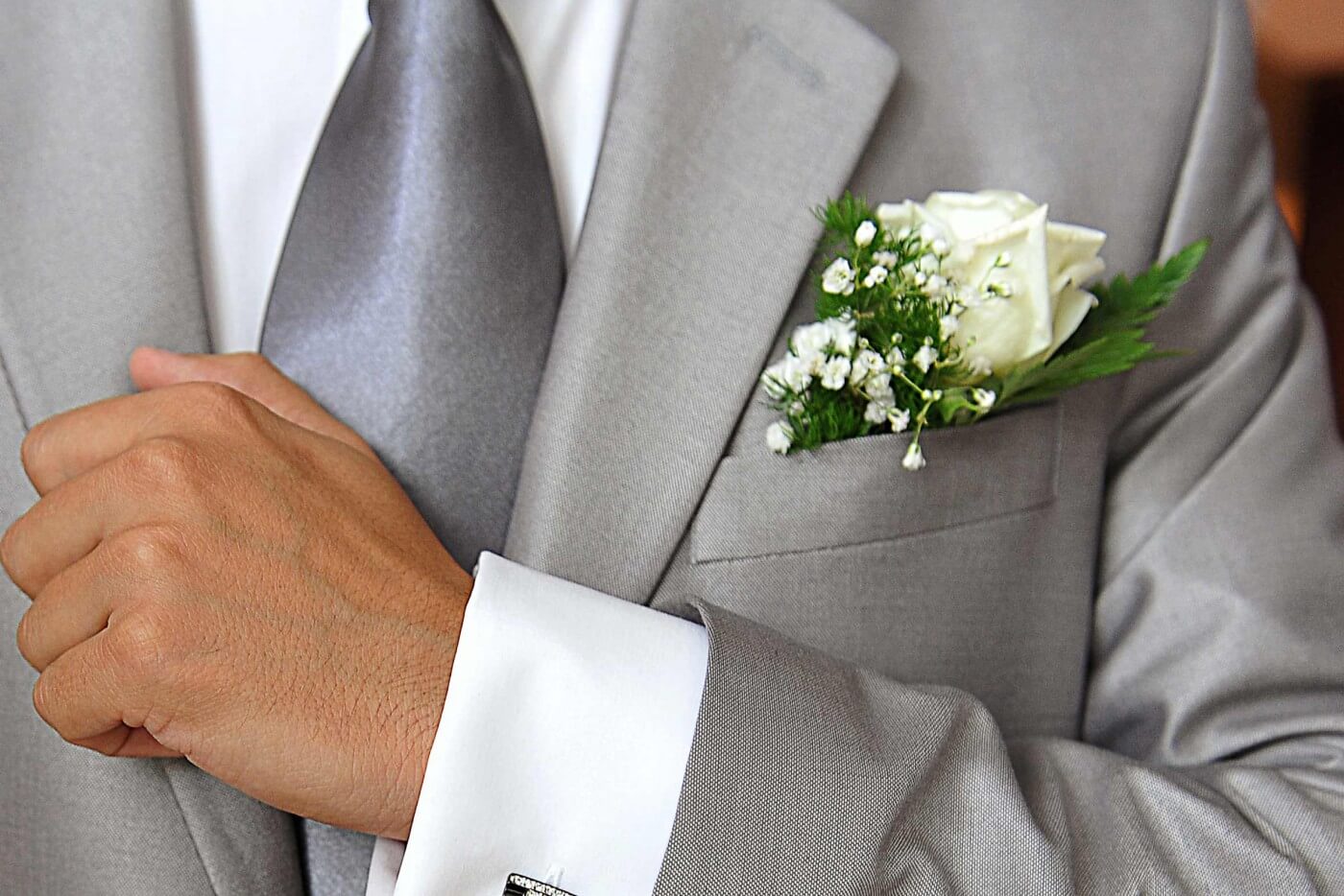Hochzeit Blume Anzug