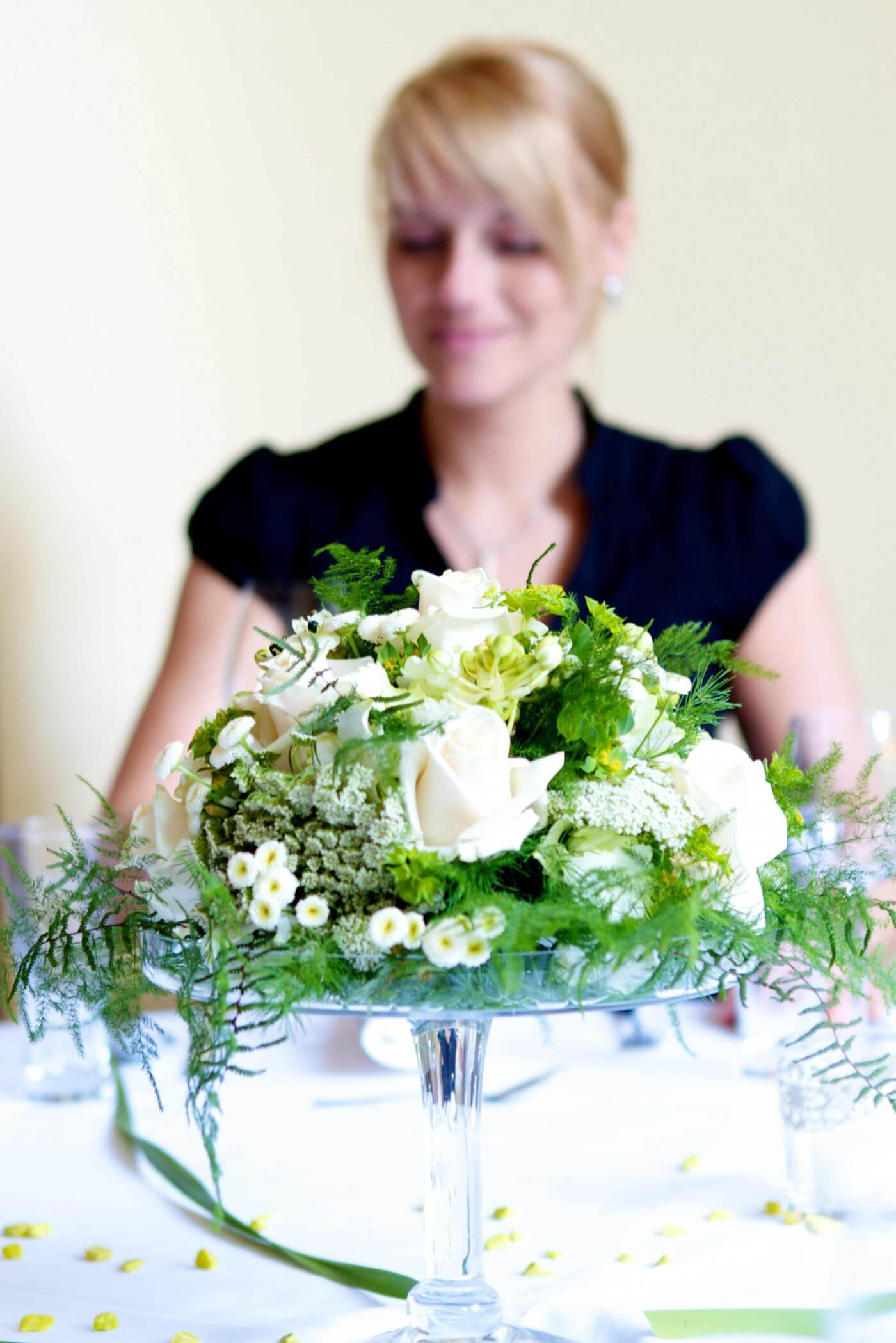 Hochzeit Tischdeko Idee