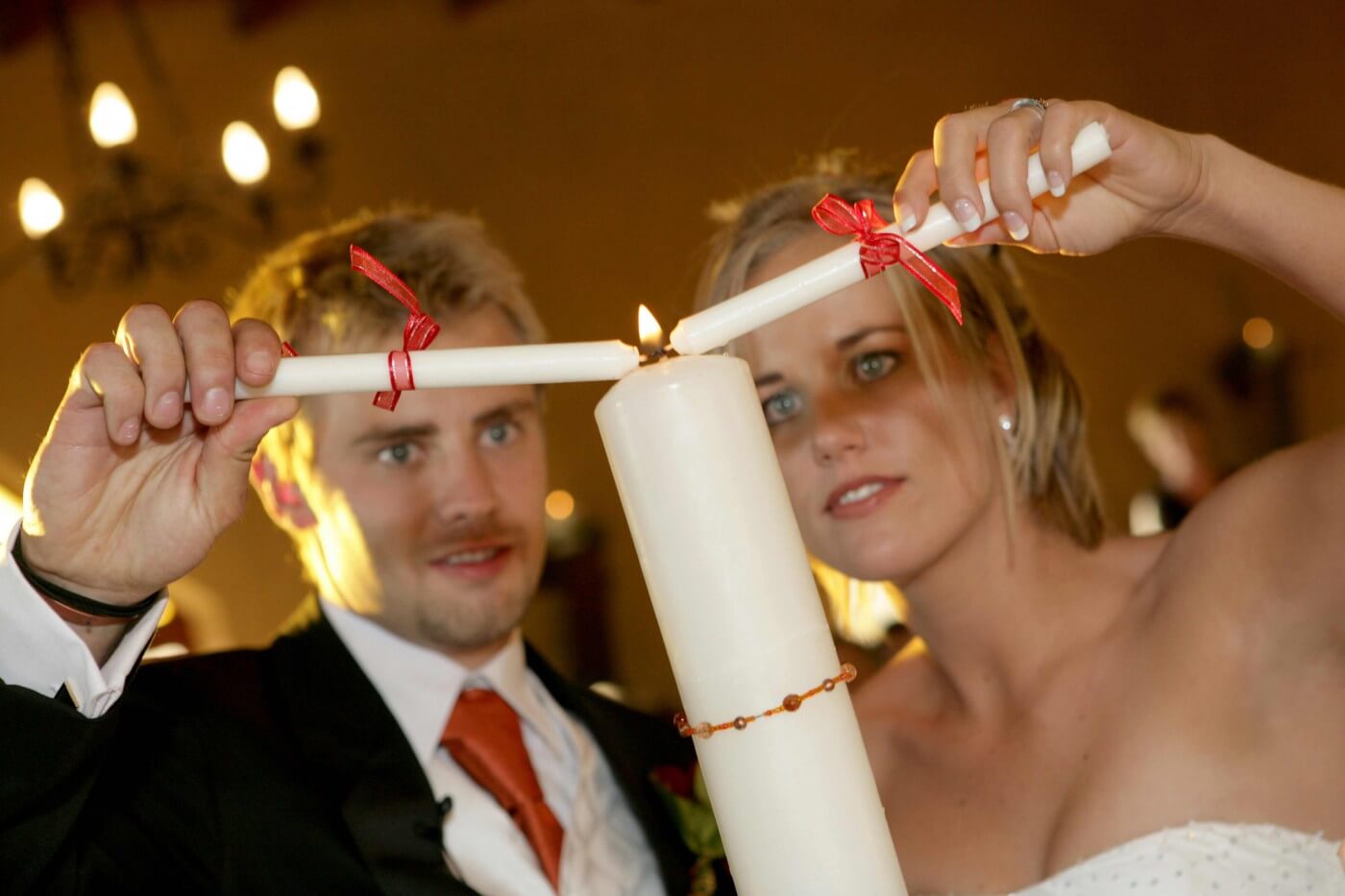 Hochzeitskerzen selbst gestalten