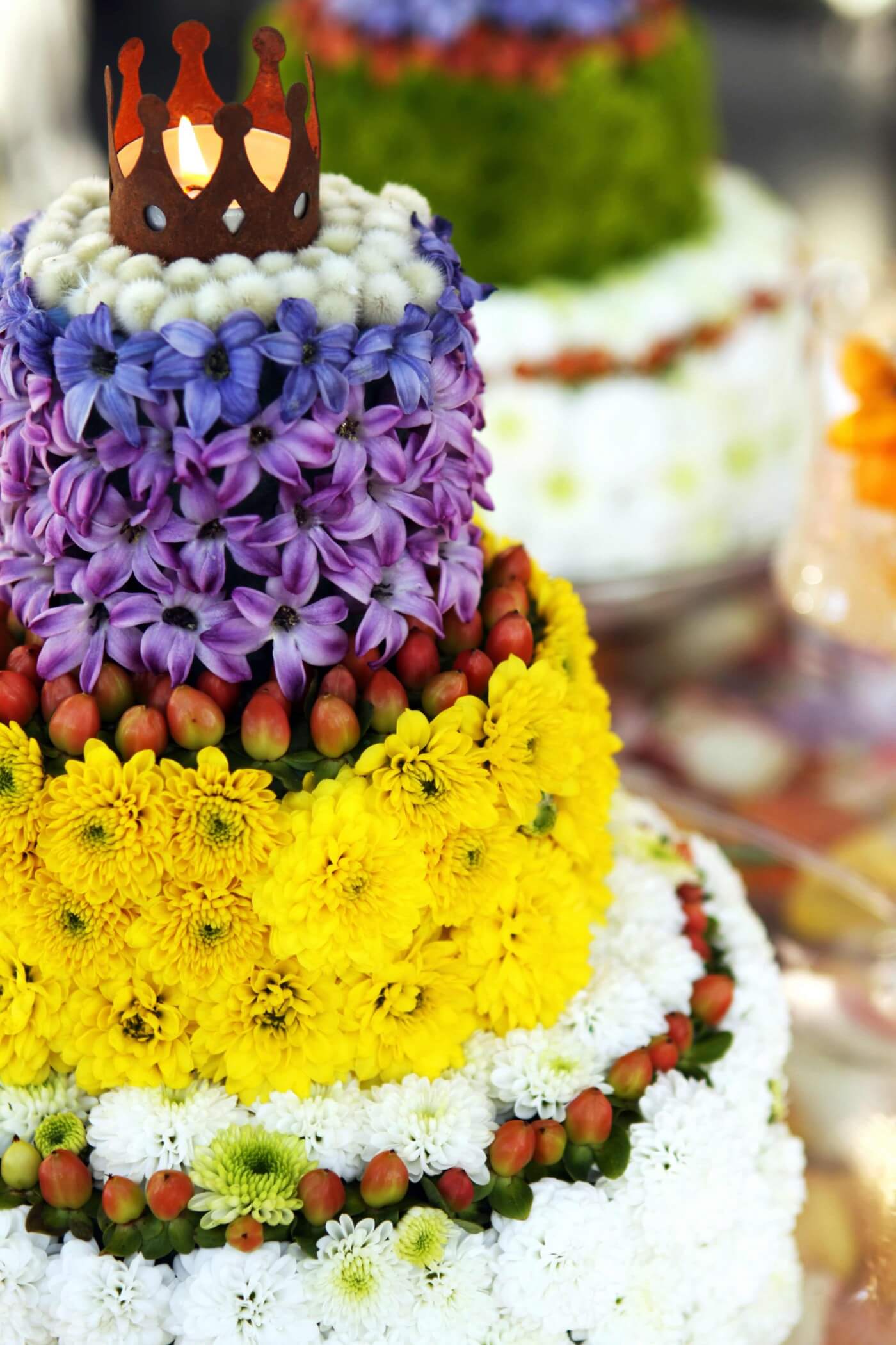 Hochzeitstorte Blumen