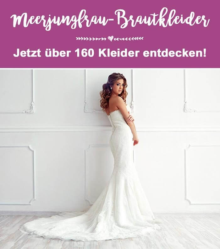 BetterGirl Damen Applikationen Hochzeitskleider Brautkleider Meerjungfrau Lang Spitze Abendkleider Brautmode
