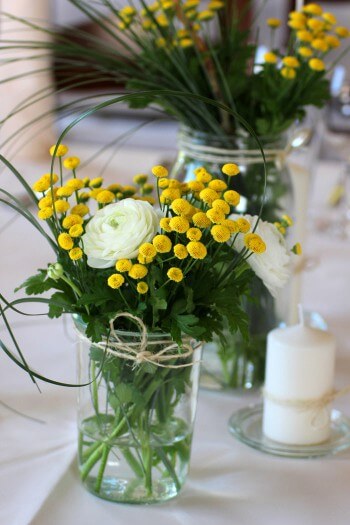 Tischdeko Hochzeit selber machen