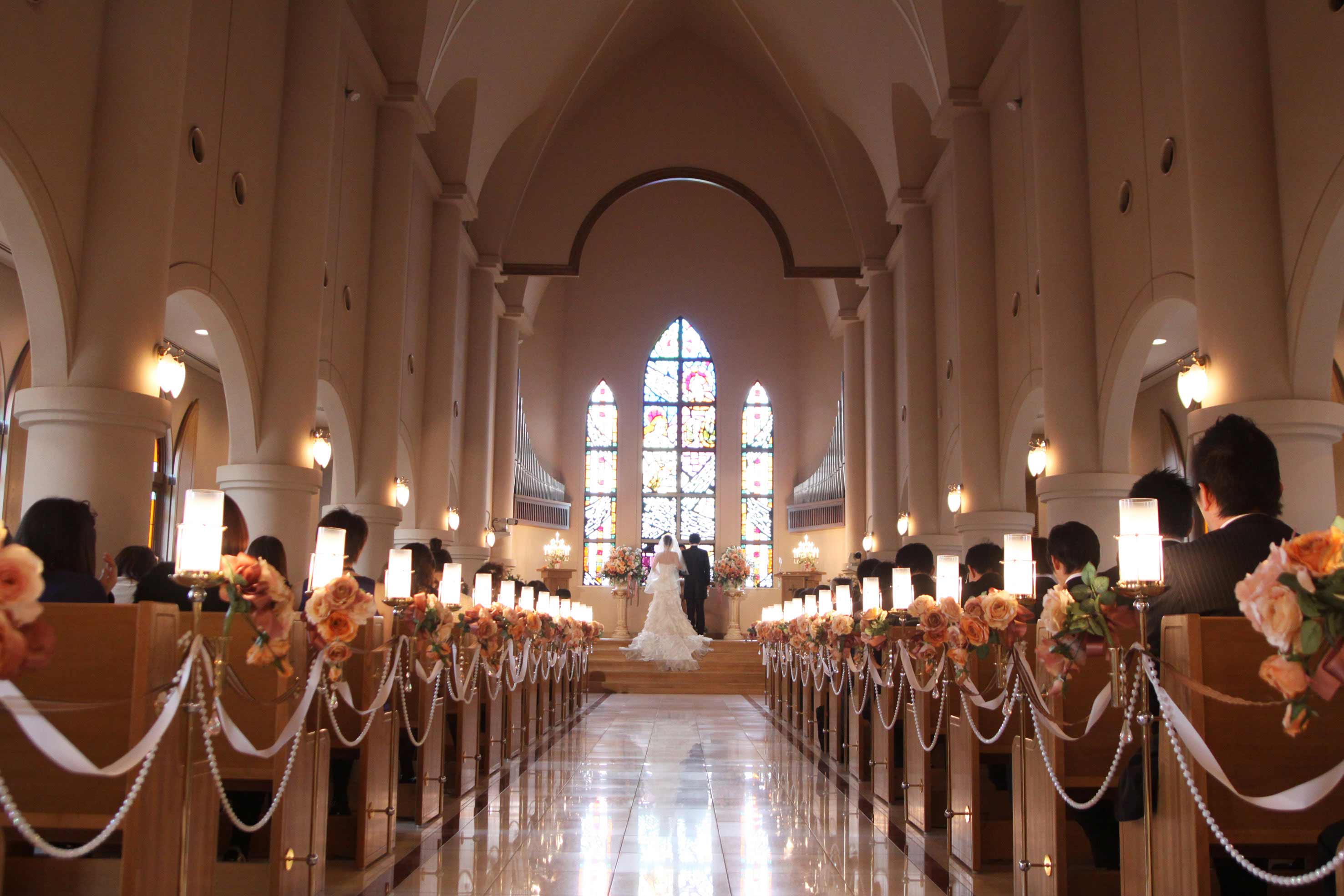 Trauung Kirche Deko