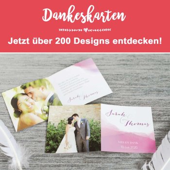 Kartenshop Dankeskarten Hochzeit