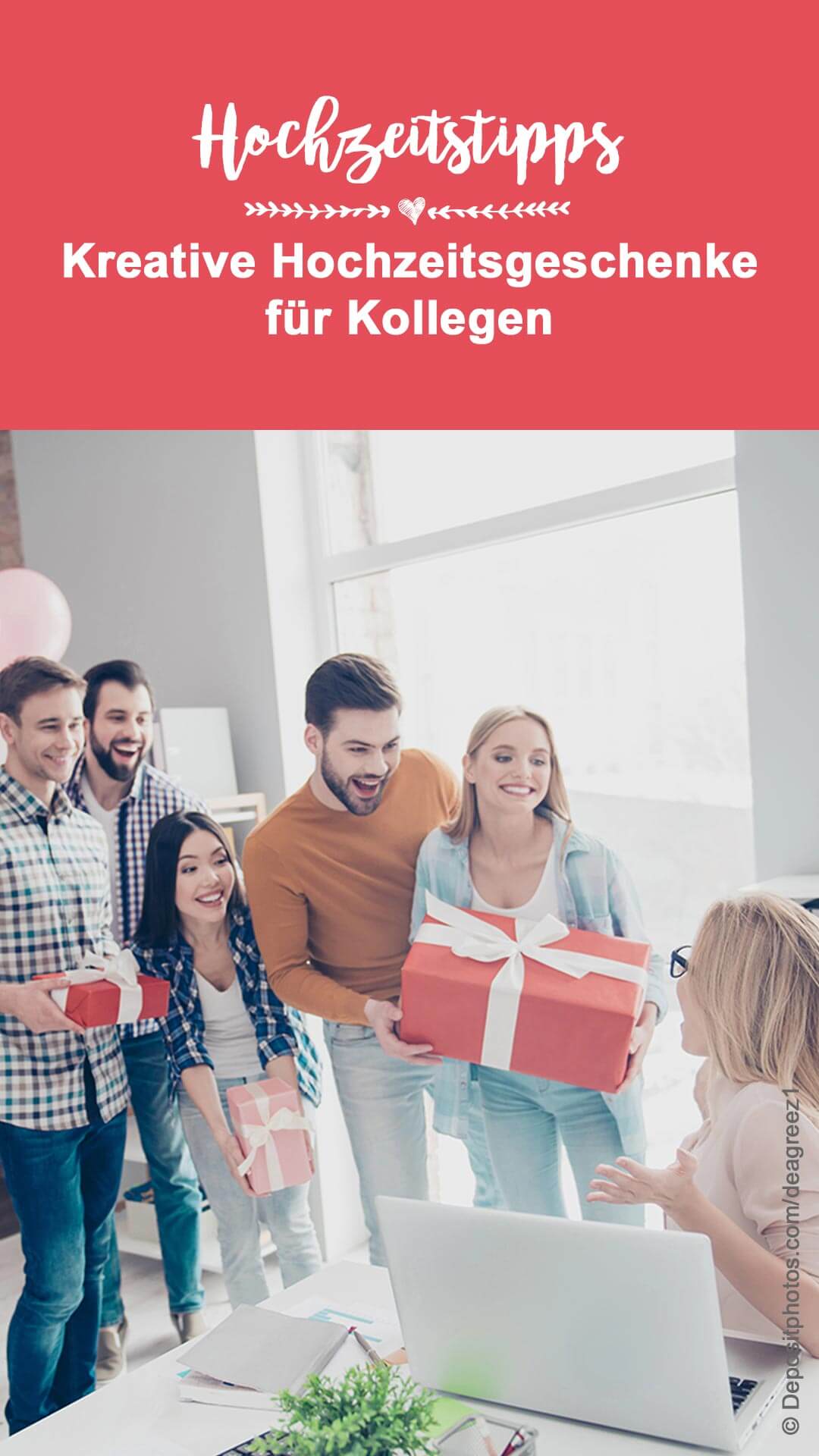 Geschenk zur Hochzeit Kollegin