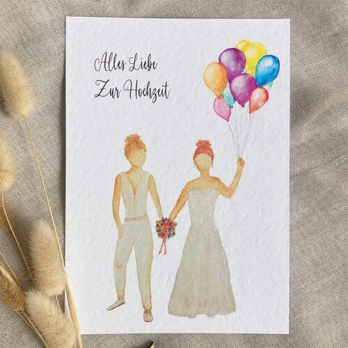 Glückwunschkarte Hochzeit Top 20 Exemplare, die auffallen