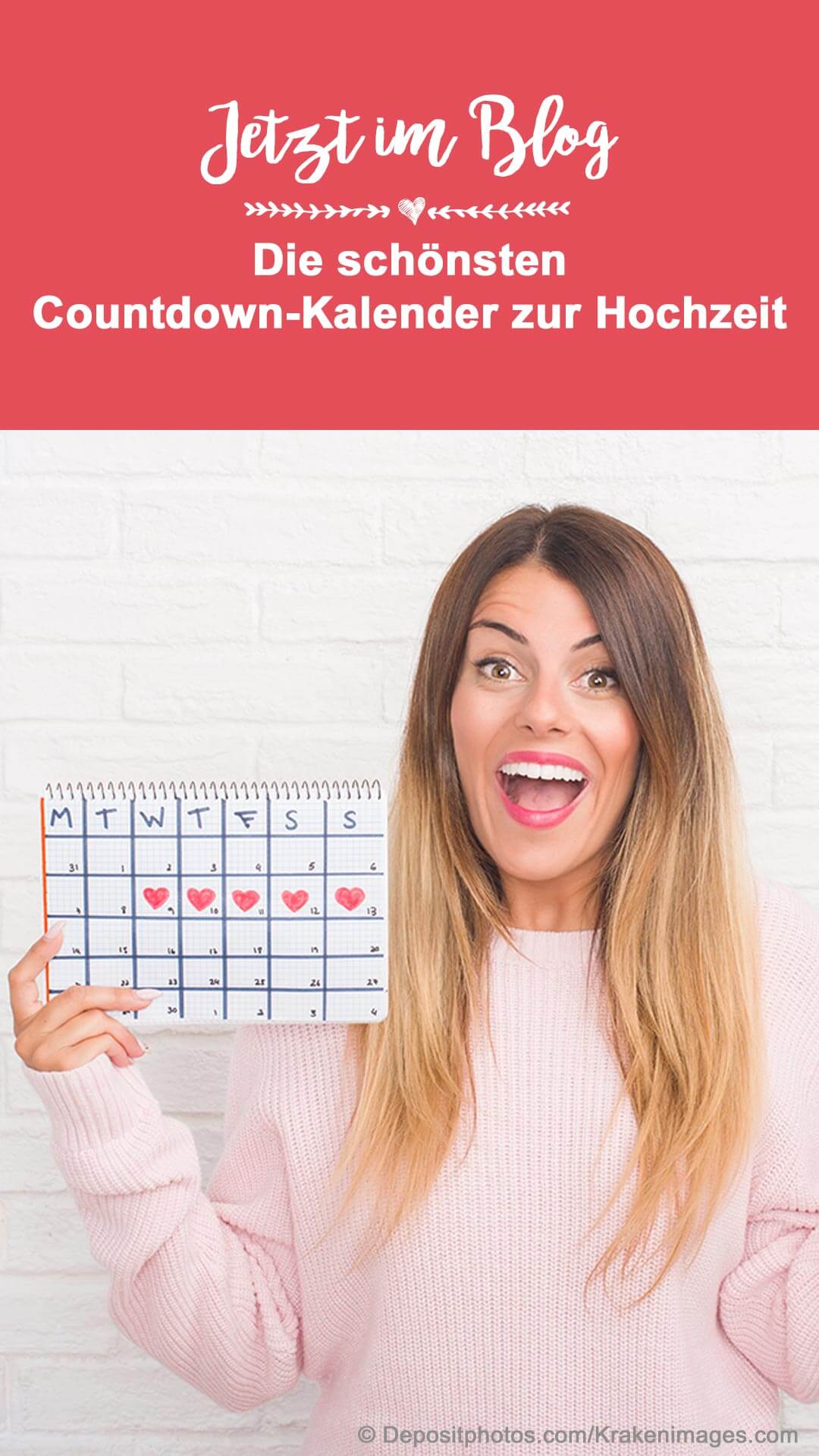 Hochzeitskalender Countdown