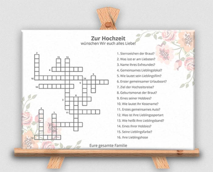 Hochzeitsrätsel