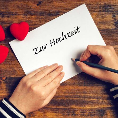 Hochzeitssprüche für das Gästebuch Beispiele, Ideen & Tipps