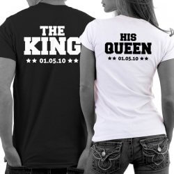 King und Queen T-Shirt