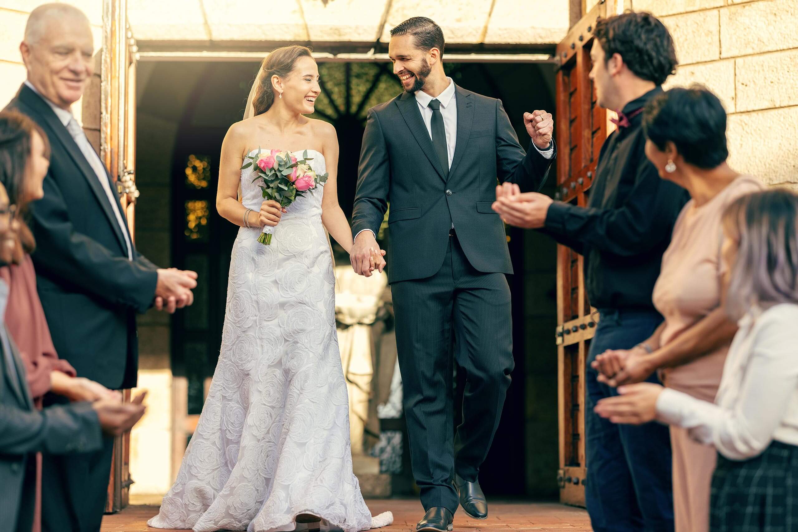 Spalier zur Hochzeit