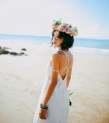 Boho-Hochzeit Strand