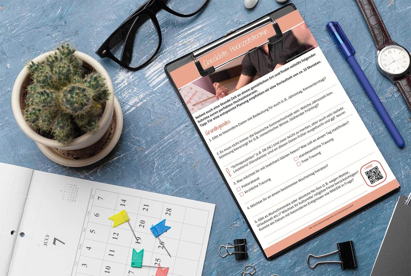 Checkliste Hochzeitstermin