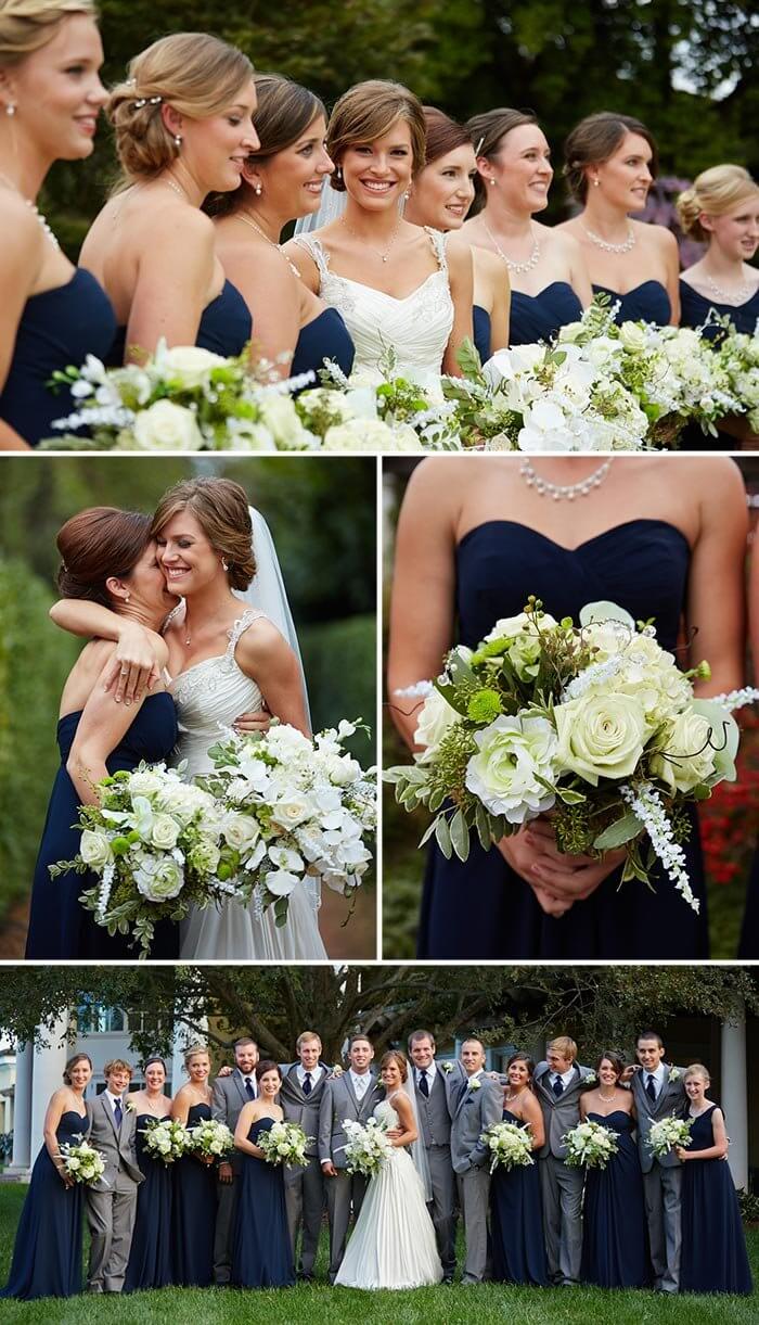 christliche Hochzeit die Brautjungfern