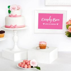 Candy Bar Schild