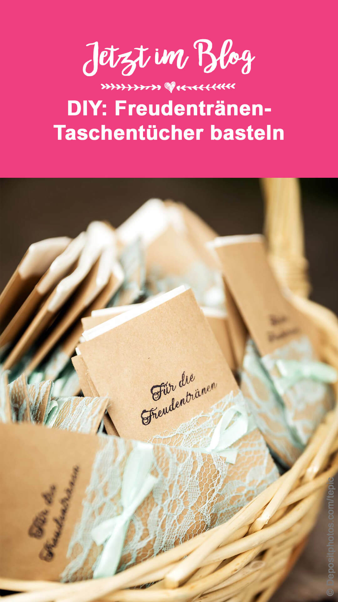 DIY Freudentränen Taschentücher