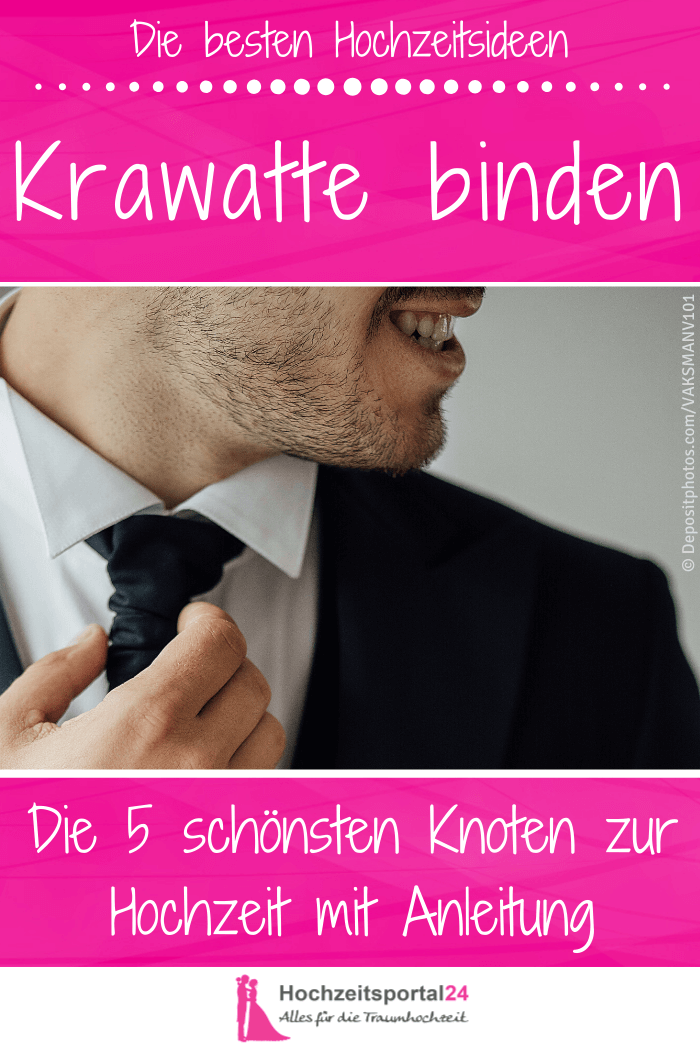 Hochzeit Krawattenknoten